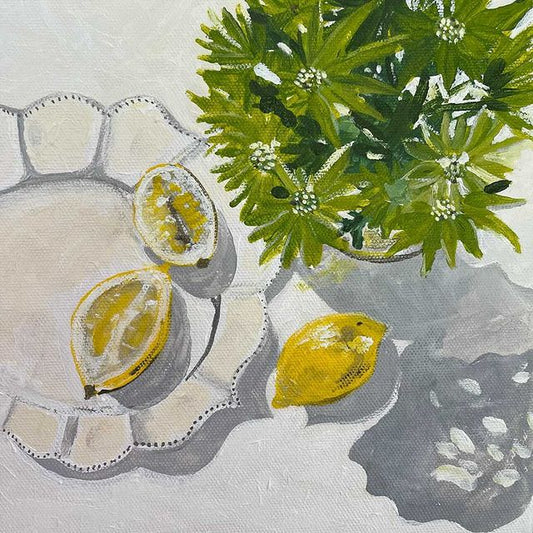 "Lemons and Blooms" Available for purchase through Walcha Gallery of Art